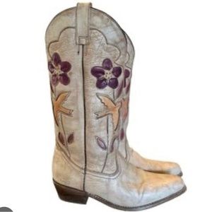 Bed-stU genuine leather distressed cowgirl boots size 8